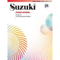 Suzuki Piano School 鈴木鋼琴教本 2 (書+CD)