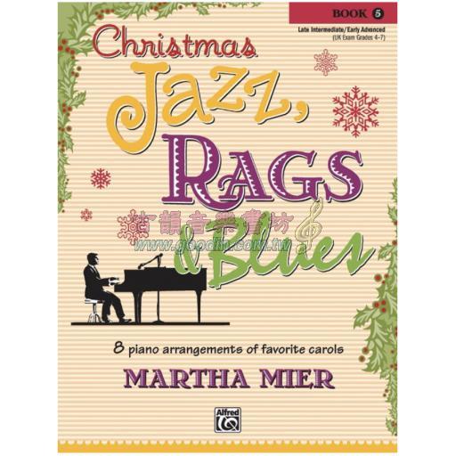 【特價】Christmas Jazz, Rags & Blues, Book 5 
