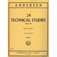 *Andersen 24 Technical Studies Op.63 Vol.I for Flu...