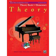 【特價】Alfred's Basic Graded Piano Course, Theory Book 1