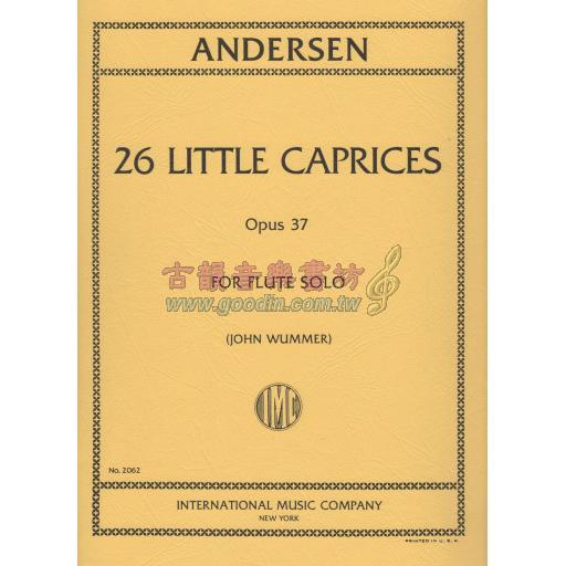 Andersen 26 Little Caprices Op.37 for Flute Solo