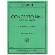 *Bruch Concerto No. 1 in G minor, Op.26 for Violin...