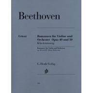 Beethoven Violin Romances G major op. 40 and F major op. 50