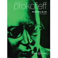 Prokofiev Five Melodies, Op. 35a for Violin and Pi...