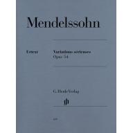 Mendelssohn Variations sérieuses Op. 54 for Piano ...