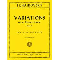 *Tchaikovsky Variations on a Rococo Theme, Op.33 f...