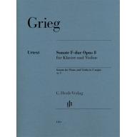 Grieg Sonata in F Major Op. 8 for Violin and Piano