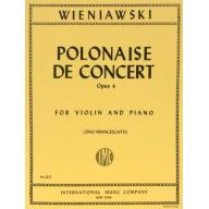 *Wieniawski Polonaise de Concert in D Major Op.4 f...