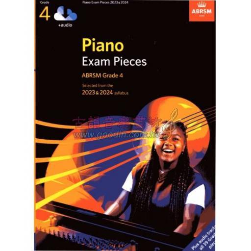 ABRSM 英國皇家 Piano Exam Pieces 2023 & 2024, Grade 4+ 音源下載
