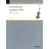 Korngold Concerto in D Major Op. 35 for Violin and...