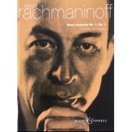 Rachmaninoff Piano Concerto NO. 1, Op. 1 (Reduction for 2 Pianos)