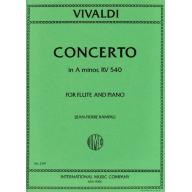Vivaldi Concerto in A Minor RV 440 for Flute and Piano