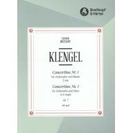 Klengel Concertino No. 1 in C Major Op. 7 for Cello and Piano