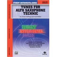Student Instrumental Course: Tunes for Alto Saxophone Technic, Level II