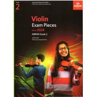 ABRSM 英國皇家 小提琴考試指定曲 Violin Exam Pieces 2024, Grade 2