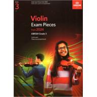ABRSM 英國皇家 小提琴考試指定曲 Violin Exam Pieces 2024, Grade 3