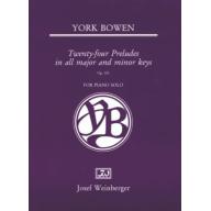 York Bowen, Twenty Four Preludes Op.102