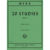 *Merk 20 Studies Op.11 for Cello Solo <售缺>