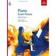 ABRSM 英國皇家 Piano Exam Pieces 2021 & 2022, Grade 6  <售缺>