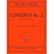 *Wieniawski Concerto No.2 in D minor Op.22 for Violin and Piano