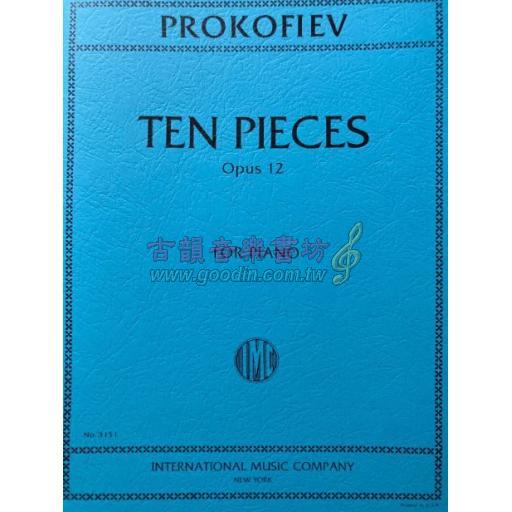 *Prokofiev, Ten Pieces Op.12