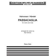 Handel-Halvorsen, Passacaglia arranged for piano