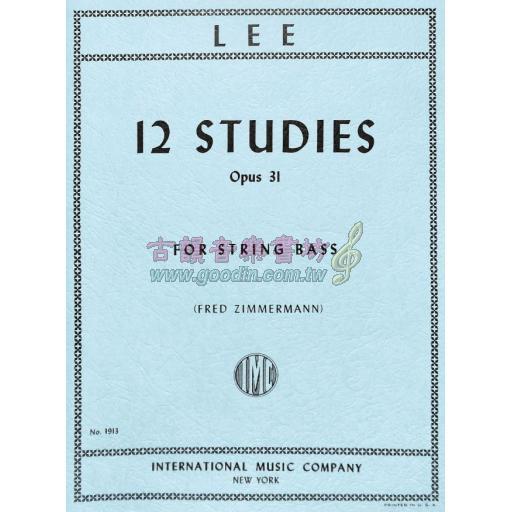 *Lee, 12 Studies Op.31 for String Bass