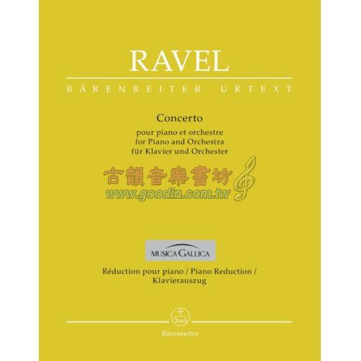 Ravel, Concerto for Piano and Orchestra