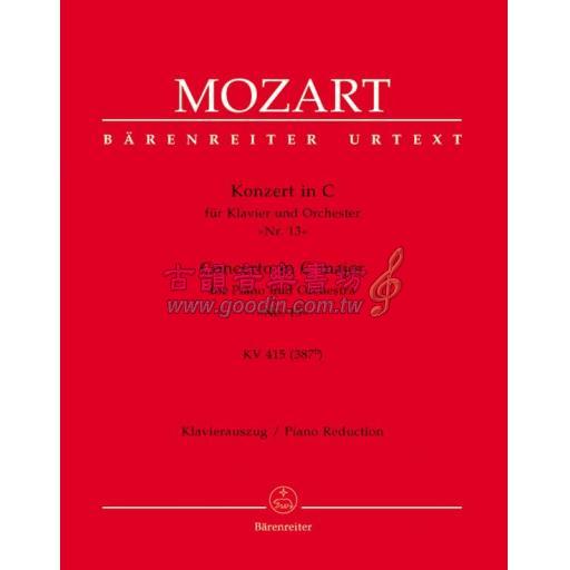 Mozart, Concerto for Piano and Orchestra no. 13 in C major K. 415 