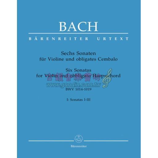 Bach, Six Sonatas for Violin and obbligato Harpsichord BWV 1014-1016