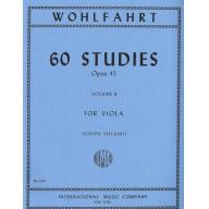 *Wohlfahrt, 60 Studies Op.45 Volume II for Viola