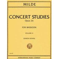 *Milde, 50 Concert Studies Op.26 Volume II for Bassoon