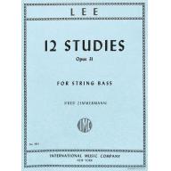 Lee, 12 Studies Op.31 for String Bass