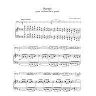 Saint-Saëns, Sonata for Violoncello and Piano in D major