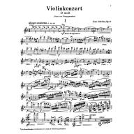 Sibelius, Concerto in D Minor, Op.47 for Violin