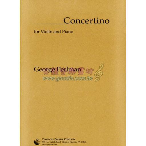 Perlman, Concertino violin And Piano