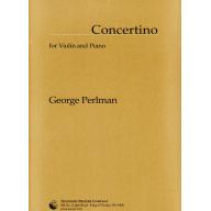 Perlman, Concertino violin And Piano