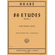 Hrabe, 86 Studies: Book I for String Bass