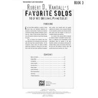 Robert D. Vandall's Favorite Solos, Book 3