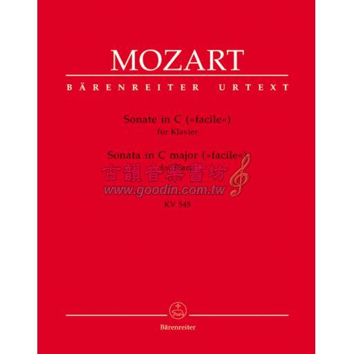 Mozart, Sonata for Piano in C major K. 545