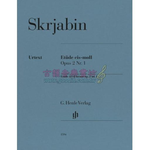 Scriabin, Etude C sharp minor Op.2 No.1