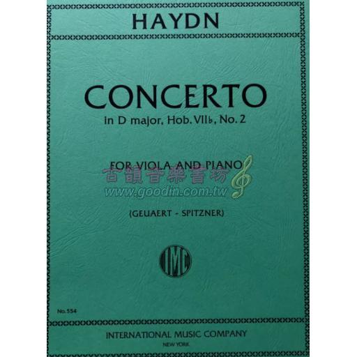 Haydn, Concerto Hob VIIb No.2 for Viola