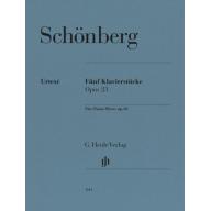 Schonberg, Five Piano Pieces op.23