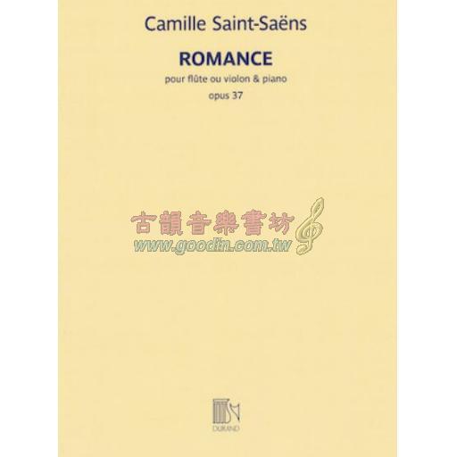 Saint-Saëns Romance Op.37 for Flute (or Violin) and Piano