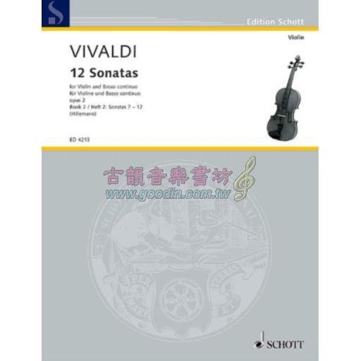 Vivaldi, 12 Sonatas for Violin Book 2