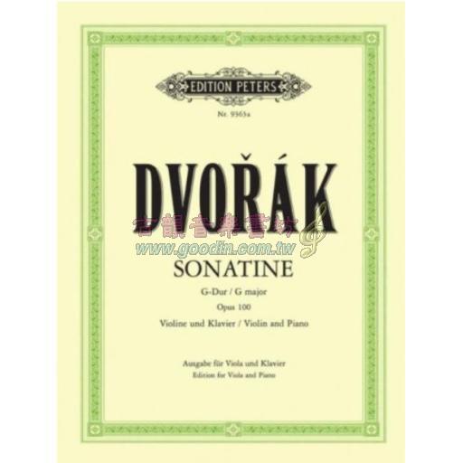 Dvorak, Sonatine in G major OP.100 for Viola 