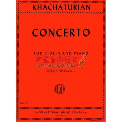 Khachaturian, Concerto for Violin and Piano