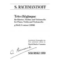 S.Rachmaninoff, Trio élégiaque in G minor (Piano, ...