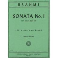 Brahms, Sonata No.1 in F minor Op.120