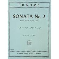 Brahms, Sonata No. 2 in E flat major Op.120 for Viola